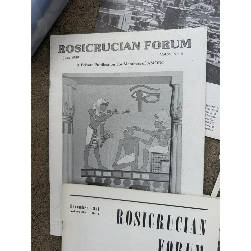 Rosicrucian FORUM Magazine 19 Random From 1970-1989
